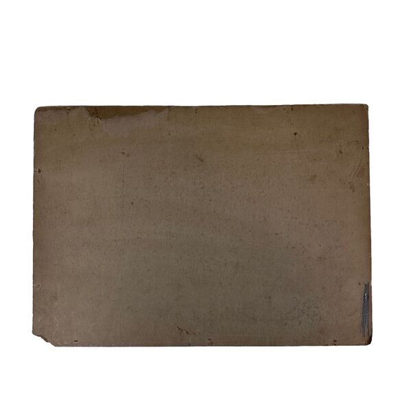 Pencil Drawing Cottage In The Woods Artist Unknown Unsigned Original Vintage - Picture 11 of 12